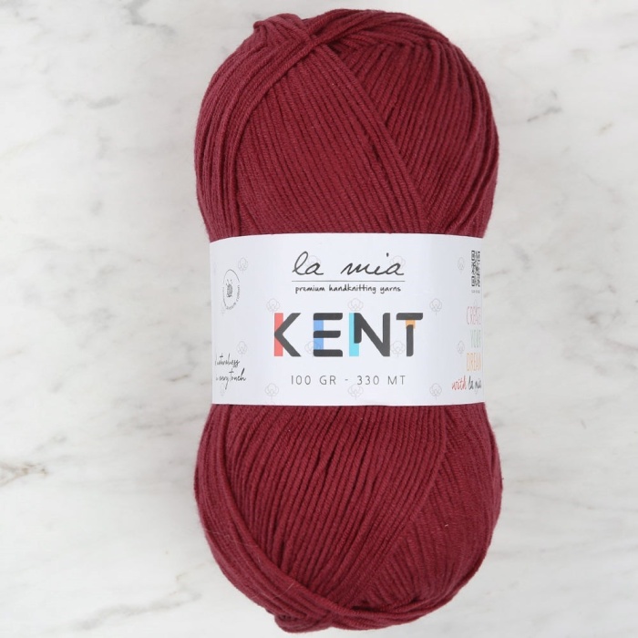 ® Yeni Ürün Kent Açık Bordo El Örgü İpiL014