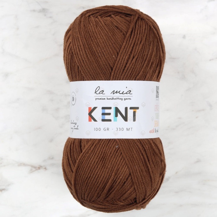 ® Yeni Ürün Kent Kahverengi El Örgü İpiL028