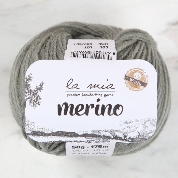 ® Yeni Ürün Merino Su Yeşili El Örgü İpiL256