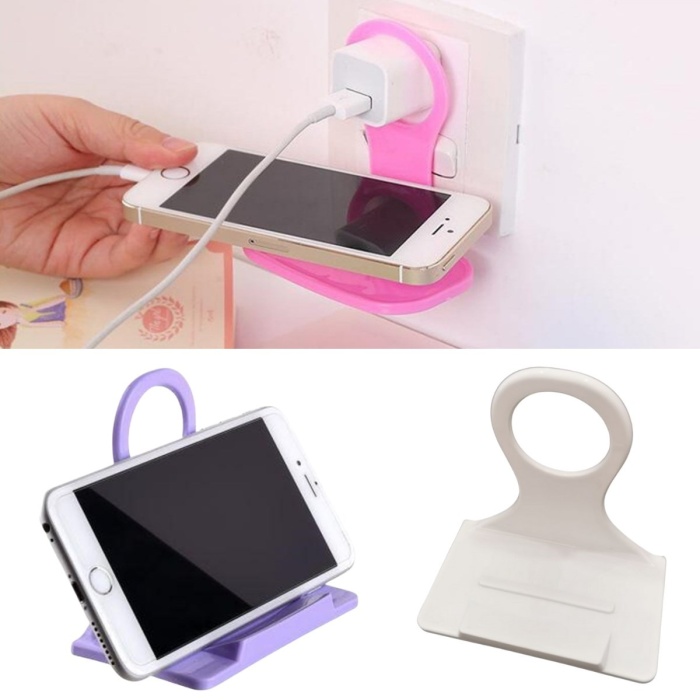 ® Yeni Ürün Universal Mobil Şarj Priz Askısı ve Telefon Tablet  Tutucu Stand