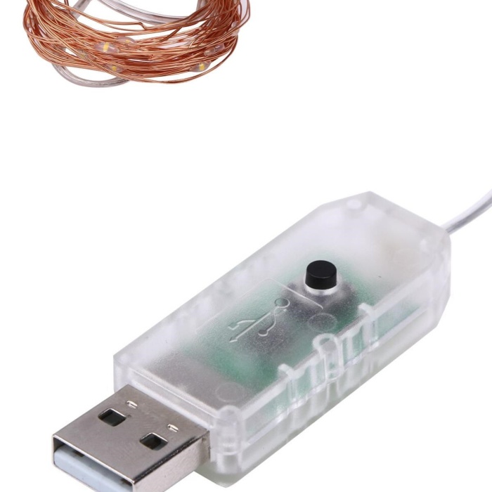 ® Yeni Ürün Yılbaşı ve Özel Konsept Dekorasyon 5 Mt USB Bağlantılı Led Işık