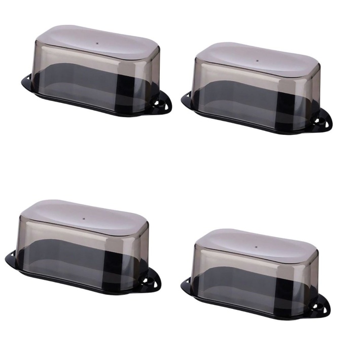 ® Yeni Ürün Kilitli Plastik Kapaklı Kahvaltılık Tereyağlık Peynirlik Erzak Saklama Kabı Ap-9428