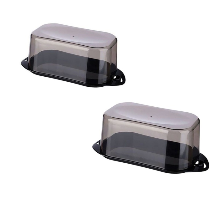 ® Yeni Ürün Kilitli Plastik Kapaklı Kahvaltılık Tereyağlık Peynirlik Erzak Saklama Kabı Ap-9428