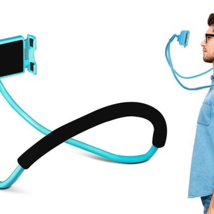 ® Yeni Ürün Boyuna Asılan Ergonomik 360 Derece Cep Telefonu Tutucu Stand