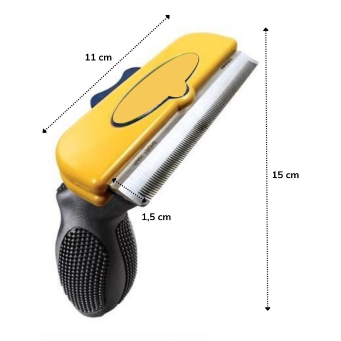 ® Yeni Ürün Kedi ve Köpekler İçin Kısa Tüylü Köpek Tarağı Tüy Toplayıcı Tarak Large