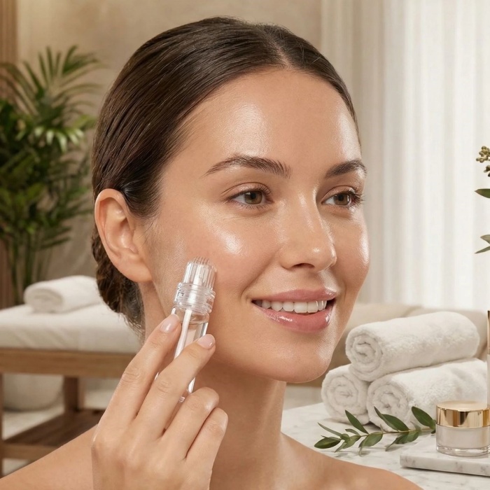 BUFFER® Mikro İğne 64’lü Cilt Bakım Serumu – Yüz ve Boyun için Anti-Aging, Gözenek Sıkılaştırıcı Serum