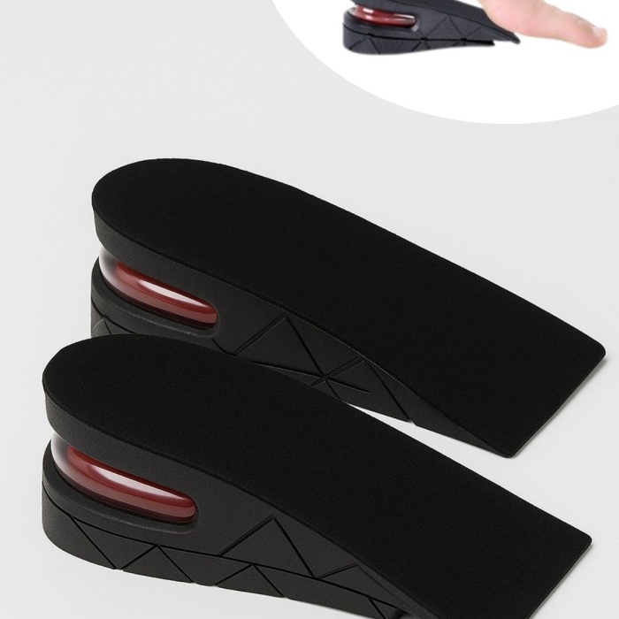 ® Yeni Ürün 5 cm Boy Uzatıcı Silikon Ortopedik Topuk TabanlıkYüksek Konforlu Gizli Yükseltici Ped (Unisex)