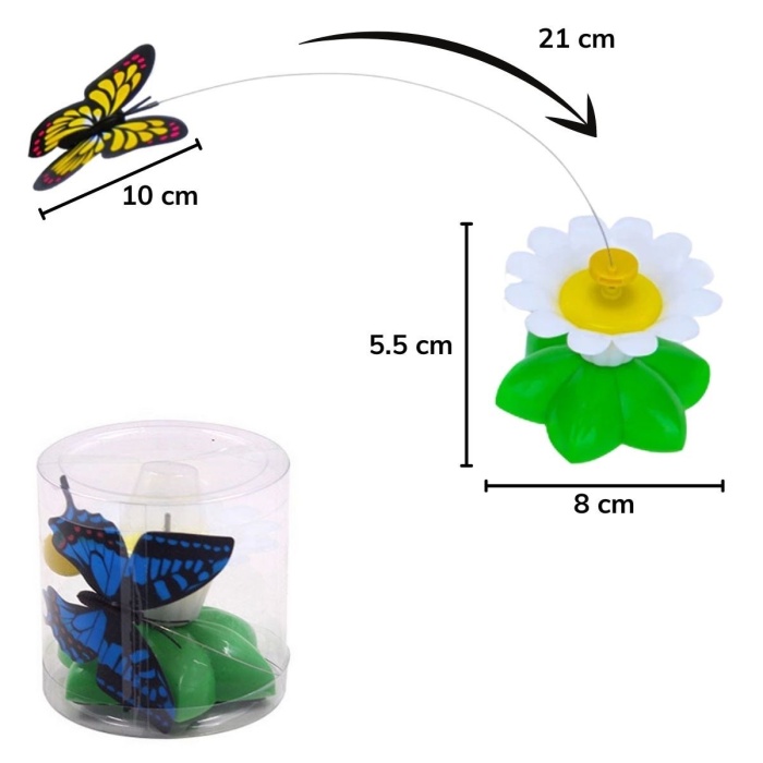 ® Yeni Ürün Hareketli Dönen KelebekKedi Oyuncağı ( Pille Çalışır)
