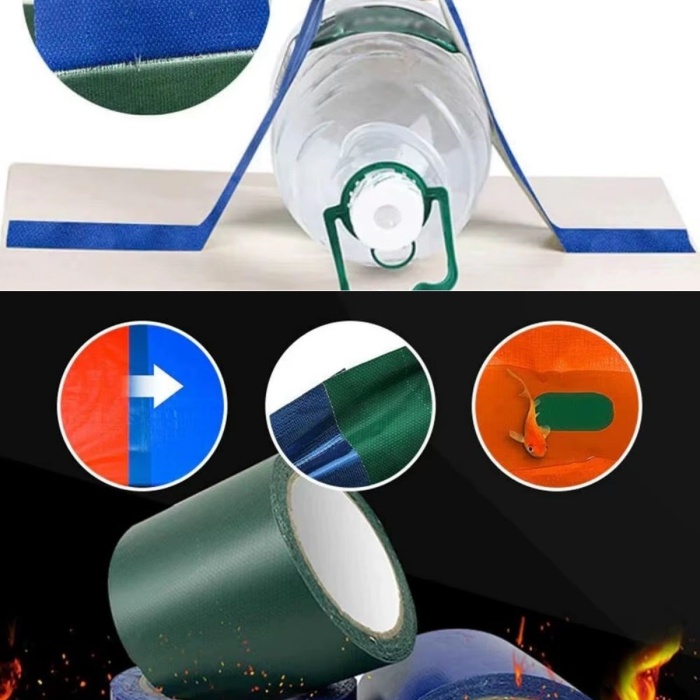 ® Yeni Ürün 5 cm x 5 mt. Yapışkanlı  Çadır Tente Hortum Tamir Bandı
