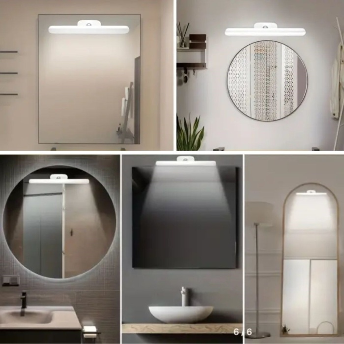 ® Yeni Ürün Dokunmatik USB İle Şarj Olabilen 27 cm Led Aydınlatma Makyaj Aynası Işığı