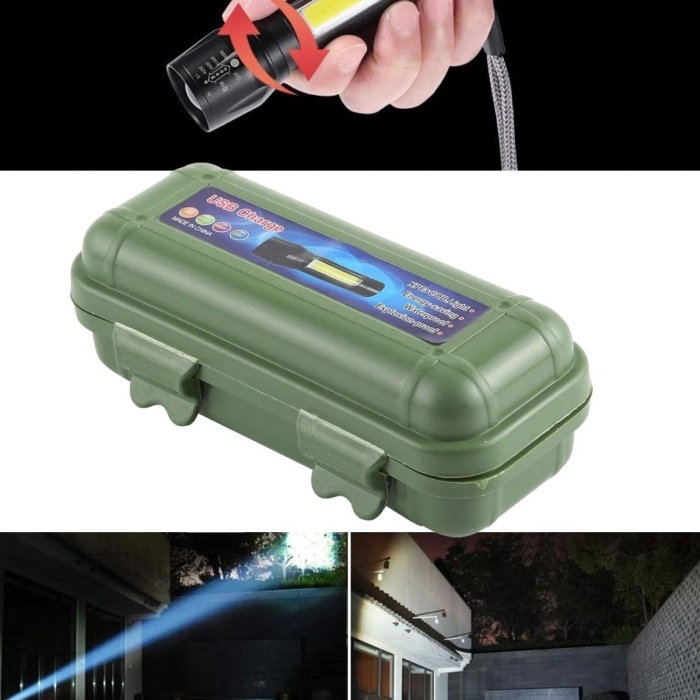 ® Yeni Ürün Kutulu Mini El FeneriTaşınabilir LED Kamp ve Acil Durum El Lambası Plastik Gövde