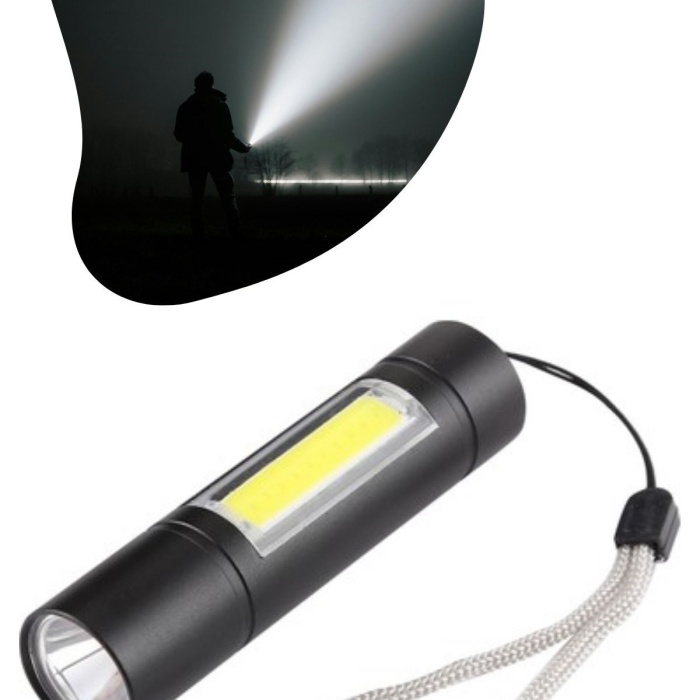 ® Yeni Ürün Kutulu Mini El FeneriTaşınabilir LED Kamp ve Acil Durum El Lambası Plastik Gövde