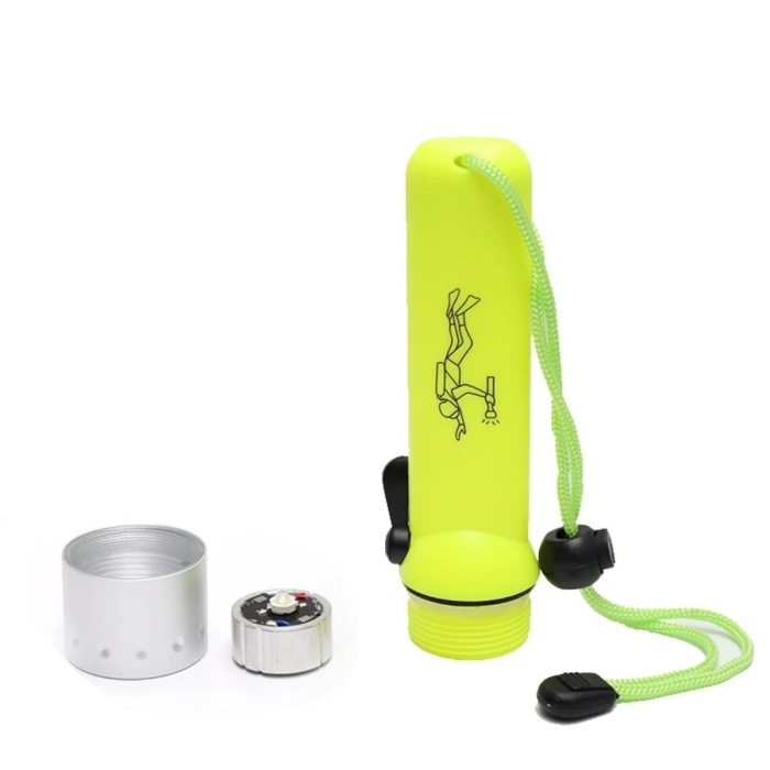 ® Yeni Ürün Süper Parlak LED Su Altı Dalış FeneriTaşınabilir, Su Geçirmez ve Darbeye Dayanıklı El Feneri