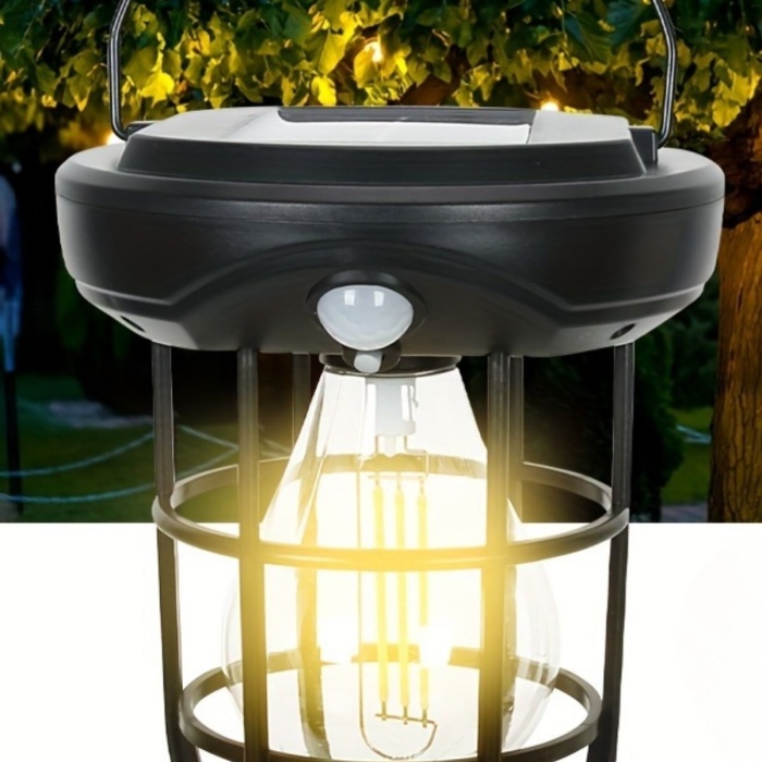 ® Yeni Ürün Solar Kamp FeneriGüneş Enerjili, Otomatik Şarj ve Gece Işığı, Taşınabilir ve Asılabilir LED Dış Mekan Lamba
