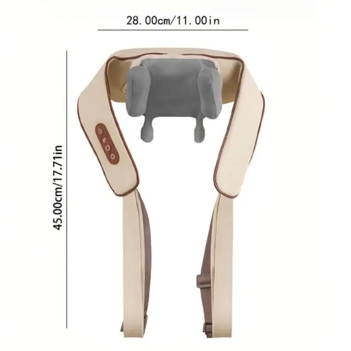 ® Yeni Ürün Elektrikli Boyun ve Sırt Masaj Aleti Kablosuz Boyun ve Omuz Yoğurma Masaj Yastığı