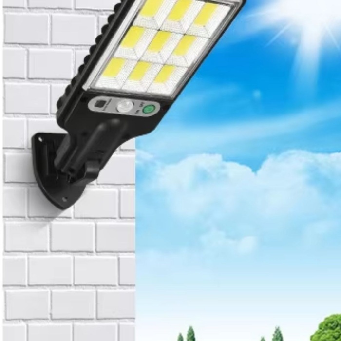 ® Yeni Ürün 3 Farklı Işık Modlu Güneş Enerjisiyle Şarj Olan Dış Mekan Uyumlu Kumandalı Solar Duvar LEDİ
