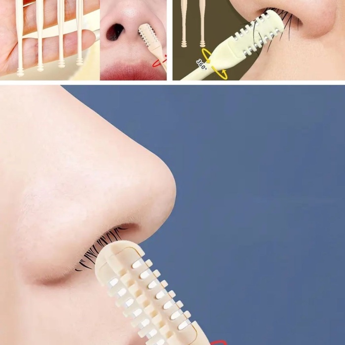 ® Yeni Ürün 2Si Bir Arada 2 Parça Kutulu Burun Kıl Alma ve Kulak Temizleme Aparatı