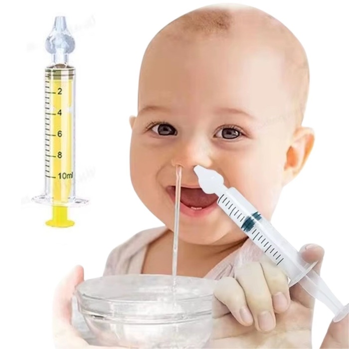 ® Yeni Ürün Yeniden Kullanılabilir, Manuel Burun Temizleyici 10ml Kapasiteli Burun Açıcı Şırınga