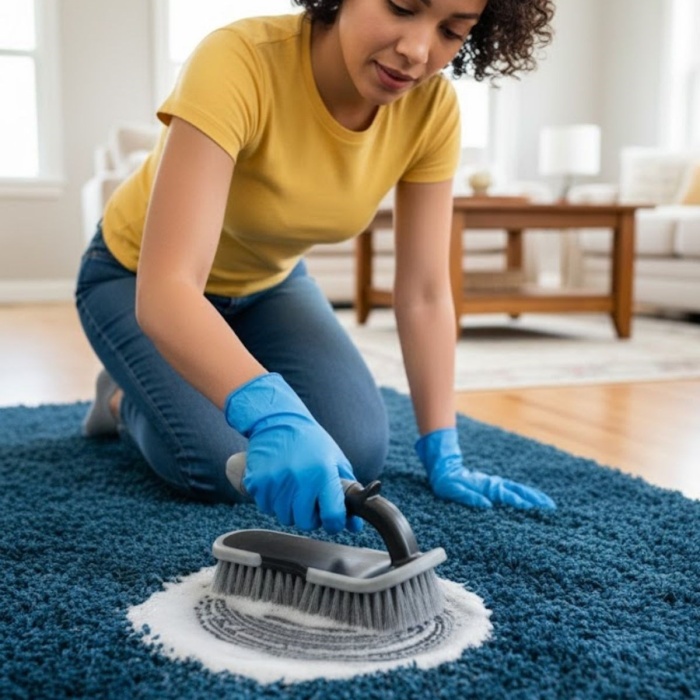 ® Yeni Ürün Saplı Halı, Koltuk ve Araç Temizlik FırçasıÇok Amaçlı İç & Dış Oto, Ev ve Ofis Kullanımı İçin Ergonomik Temizlik Aparatı