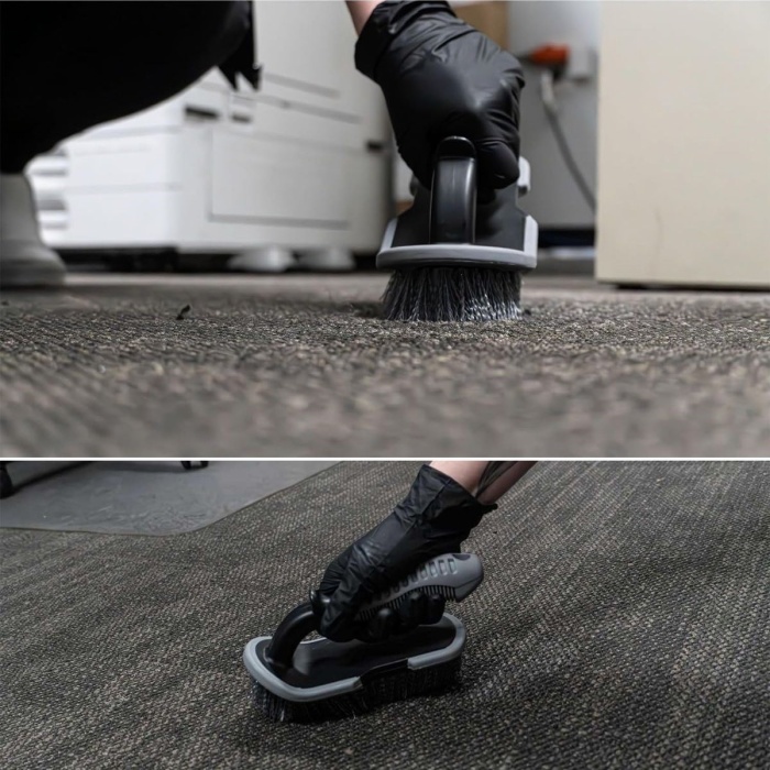 ® Yeni Ürün Saplı Halı, Koltuk ve Araç Temizlik FırçasıÇok Amaçlı İç & Dış Oto, Ev ve Ofis Kullanımı İçin Ergonomik Temizlik Aparatı