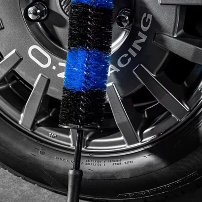 ® Yeni Ürün Ergonomik Saplı Jant ve Lastik Temizleme FırçasıAraç Detay Temizliği İçin Güçlü Kıllı Detay Fırçası