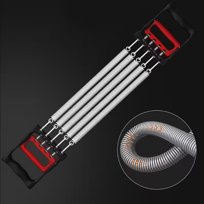 ® Yeni Ürün Göğüs Genişletme ve Kuvvet Egzersiz Aleti5 Yaylı 5 Kademeli Ayarlanabilir Fitness ve Kuvvet Antrenmanı Ekipmanı