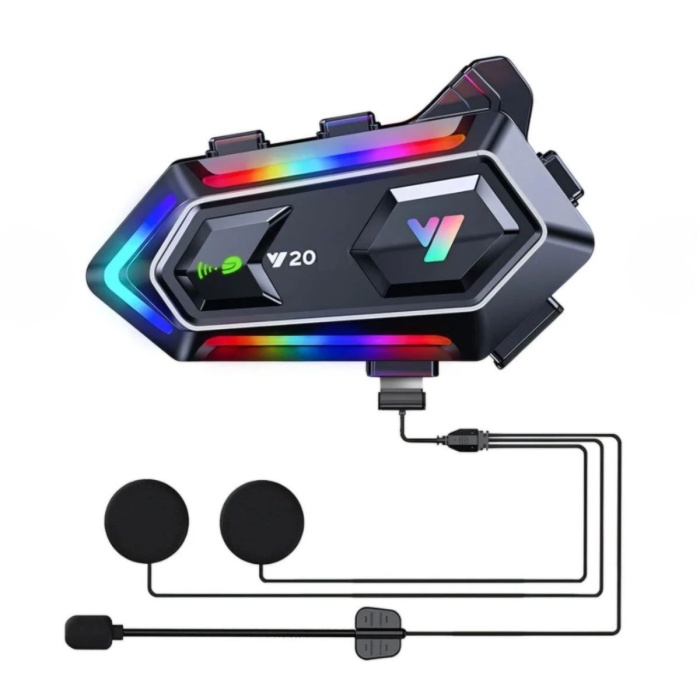 ® Yeni Ürün Y20 Motorsikletler İçin Kablosuz Bluetooth KulaklıklıSuya Dayanıklı, Uzun Ömürlü Batarya, Gürültü Engelleme Özellikli Kask Kulaklığı