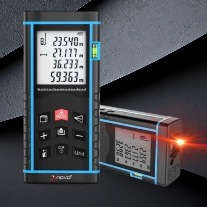 ® Yeni Ürün Profesyonel 40 Metre Dijital Lazer Metre Ölçüm Cihazı-LCD Ekranlı,Su Terazili,Pisagor Ölçüm Fonksiyonlu,20 Kayıt Hafızalı,Hassas Lazer Ölçer