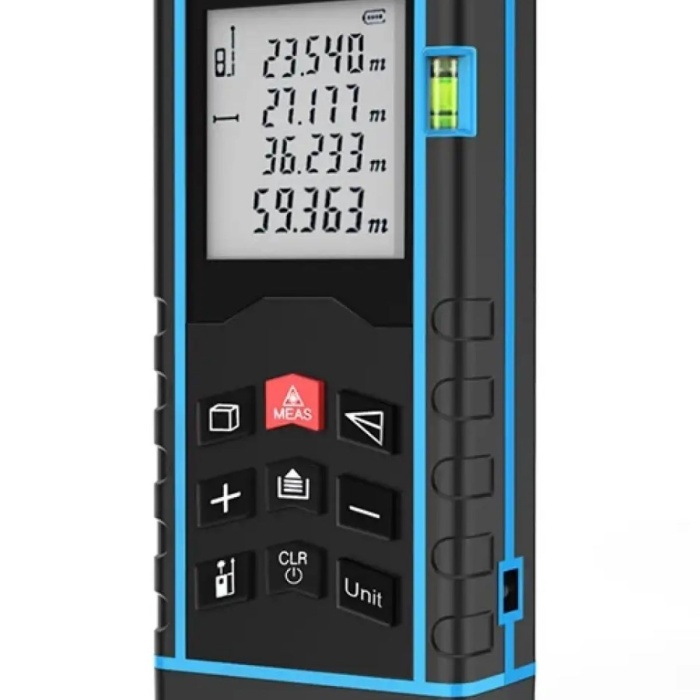 ® Yeni Ürün Profesyonel 40 Metre Dijital Lazer Metre Ölçüm Cihazı-LCD Ekranlı,Su Terazili,Pisagor Ölçüm Fonksiyonlu,20 Kayıt Hafızalı,Hassas Lazer Ölçer