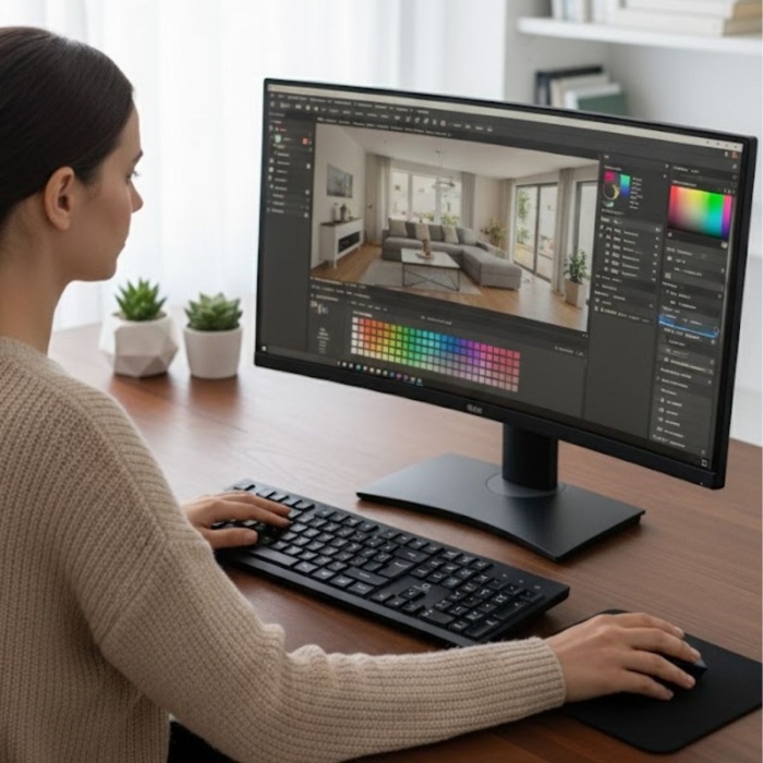 ® Yeni Ürün Kablosuz Q Klavye Mouse Seti Rahat Yazım, Sessiz Tuşlar, Ofis ve Ev Kullanımına Uygun Set YK7100