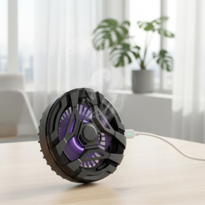 ® Yeni Ürün Manyetik Telefon ve Tablet SoğutucuGüçlü Sessiz Fanlı, Hızlı Isı Dağıtıcı Mobil Cihaz Soğutma Aparatı S25 Radiator