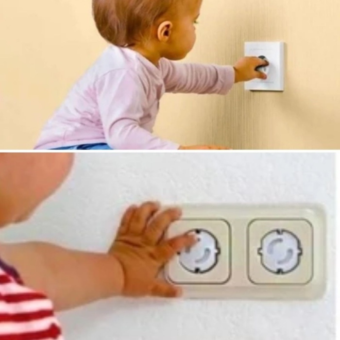 ® Yeni Ürün 6 Parça Çocuk Güvenlik 3lü Seti-2 Boy Çekmece,Dolap Kilidi ve 4 Adet Priz İçi Güvenlik Düğmesi