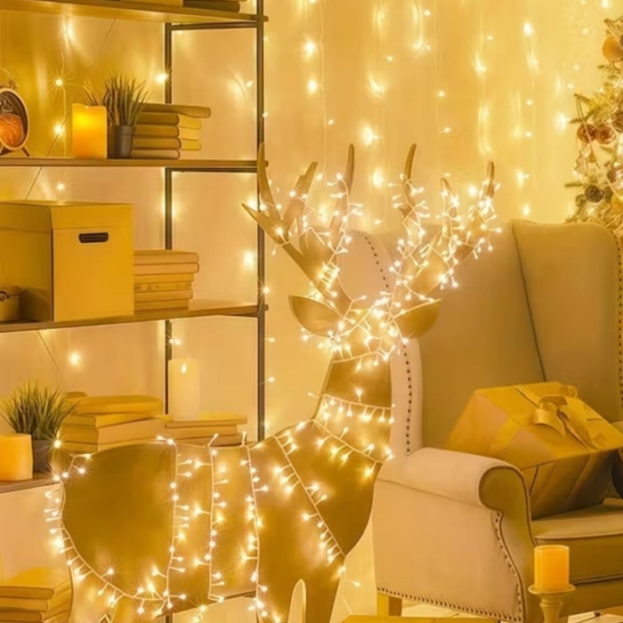 ® Yeni Ürün Günışığı Renk 5 Farklı Işık Modlu 10 Metre Eklemeli Dekor Boncuk Model Dekoratif Led