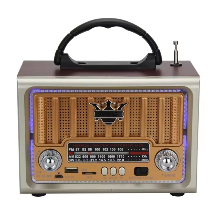 ® Yeni Ürün Taşınabilir Klasik AM/FM/SW  Retro Nostaljik Radyo