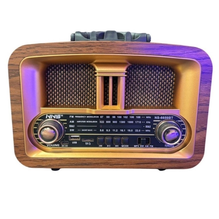® Yeni Ürün Taşınabilir Klasik AM/FM/SW  Retro Ev Radyo USB ile Şarj Olabilen Retro Radyo