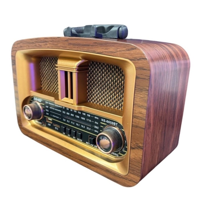 ® Yeni Ürün Taşınabilir Klasik AM/FM/SW  Retro Ev Radyo USB ile Şarj Olabilen Retro Radyo