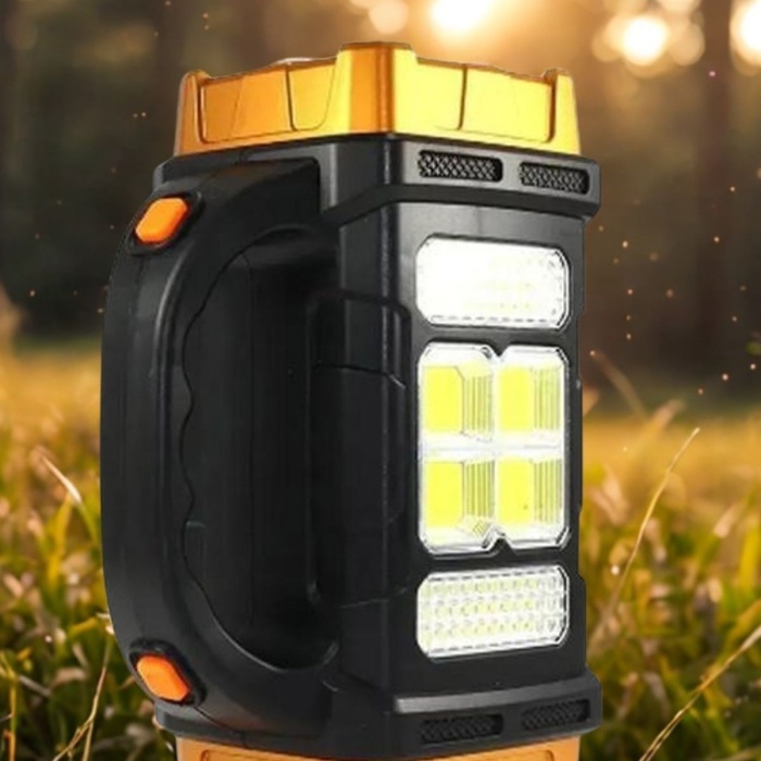 ® Yeni Ürün Çok Fonksiyonlu Elde Güneş Enerjili Lamba38W