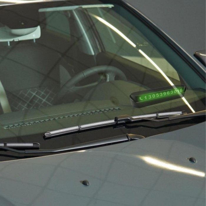 ® Yeni Ürün Pratik Fosforlu Telefon Numarası Yamzak İçin Araç İçi Oto Numaratör Numaralık