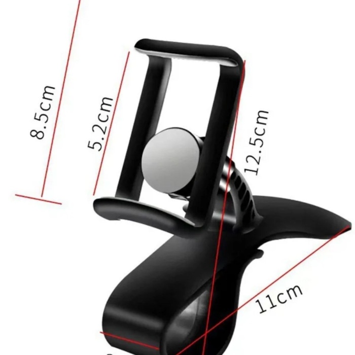 ® Yeni Ürün Araç İçi Konsola Takılan Döner Başlıklı Telefon Kıskacı Telefon Tutucu
