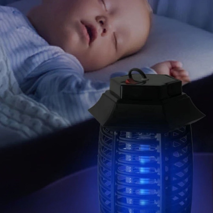 ® Yeni Ürün Tutma ve Asma Saplı Ledli Sinek Makinası 2W Sinek Öldürücü UV Mor Işıklı Aparat