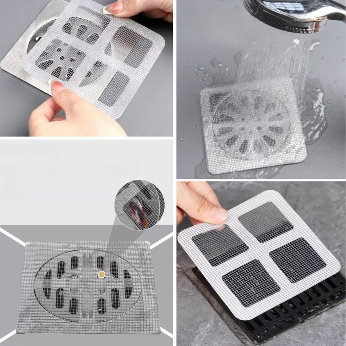 ® Yeni Ürün 10lu Banyo ve Mutfak Lavabo Koku Önleyici ve Haşere Böcek Önleyici Gider Filtresi