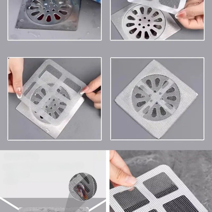 ® Yeni Ürün 10lu Banyo ve Mutfak Lavabo Koku Önleyici ve Haşere Böcek Önleyici Gider Filtresi