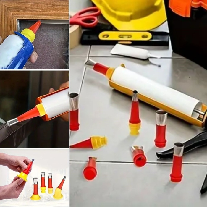 ® Yeni Ürün 30 Parça Silikon Kalafat Mastik Alet Seti Mastik Ucu