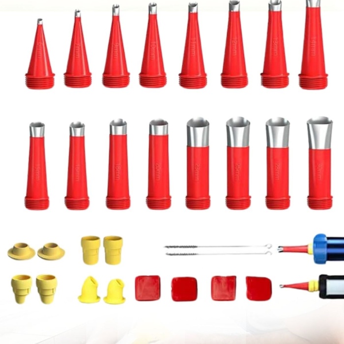 ® Yeni Ürün 30 Parça Silikon Kalafat Mastik Alet Seti Mastik Ucu