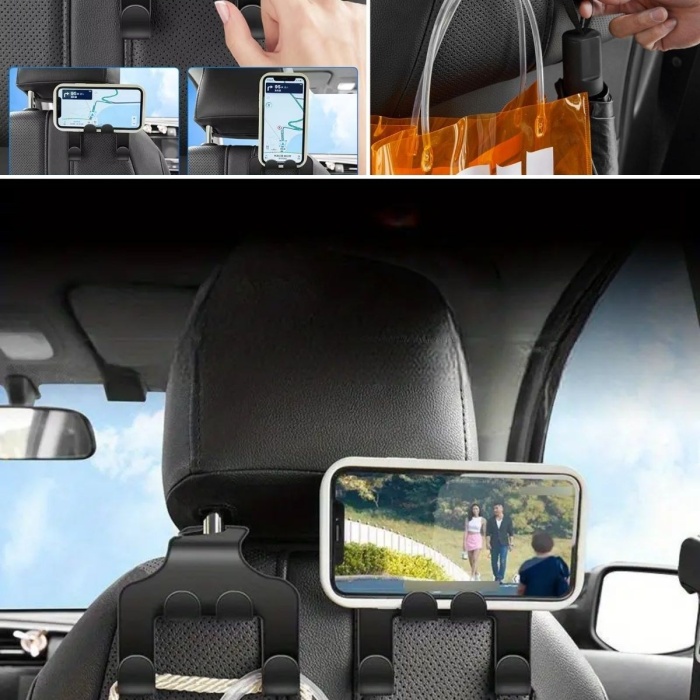 ® Yeni Ürün Oto Koltuk Arkası Düzenleyici Organizer Askılıklı Telefon,Tablet Tutucu