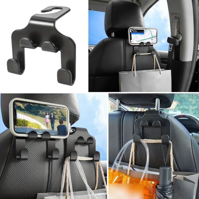 ® Yeni Ürün Oto Koltuk Arkası Düzenleyici Organizer Askılıklı Telefon,Tablet Tutucu