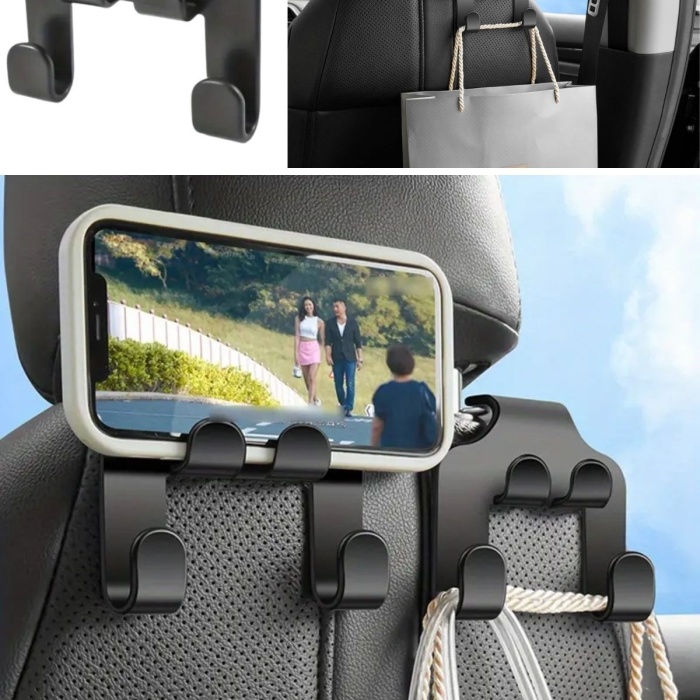 ® Yeni Ürün Oto Koltuk Arkası Düzenleyici Organizer Askılıklı Telefon,Tablet Tutucu