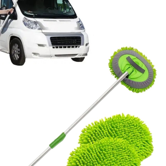 ® Yeni Ürün Yedek Mikrofiber Bezli Oto Yıkama Mop Seti
