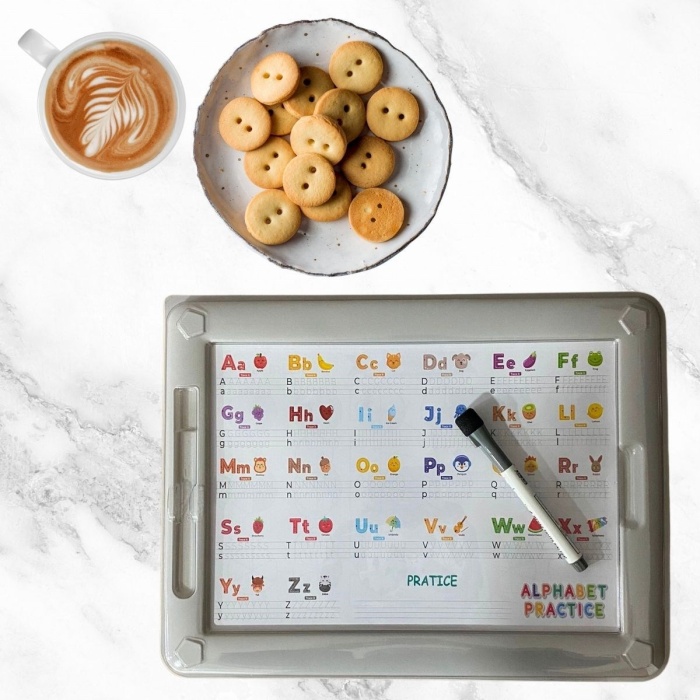 ® Yeni Ürün 32 Farklı Etkinlikli Kalem ve Silgi Hediyeli Eğitici Sihirli Etkinlik Tahtası