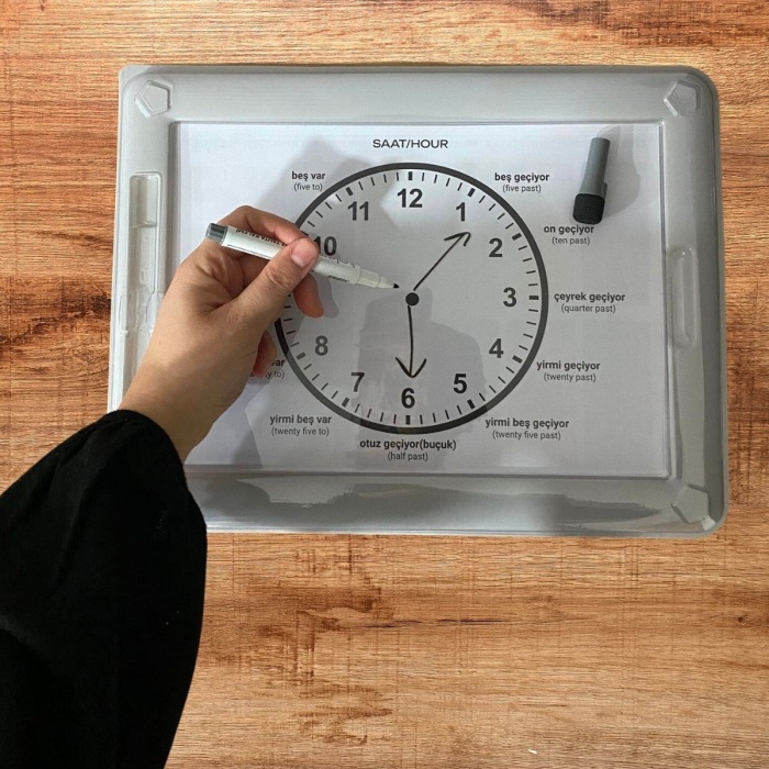 ® Yeni Ürün 32 Farklı Etkinlikli Kalem ve Silgi Hediyeli Eğitici Sihirli Etkinlik Tahtası